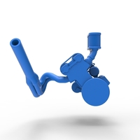 Engine of Midget car Scale 1:25 - Thumbnail 11