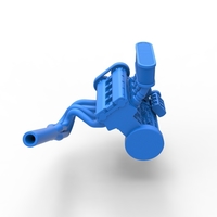 Engine of Midget car Scale 1:25 - Thumbnail 12