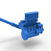 Engine of Midget car Scale 1:25 - Thumbnail 14