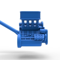 Engine of Midget car Scale 1:25 - Thumbnail 15