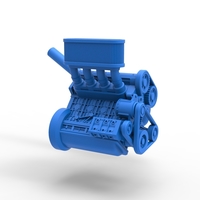 Engine of Midget car Scale 1:25 - Thumbnail 16