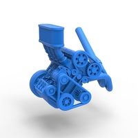 Engine of Midget car Scale 1:25 - Thumbnail 17