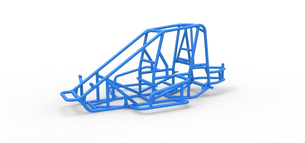 Frame of Midget car Scale 1:25 3D Print 562857