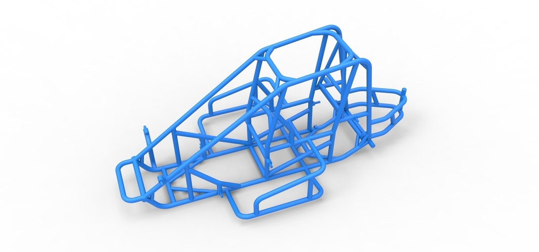 Frame of Midget car Scale 1:25 3D Print 562858