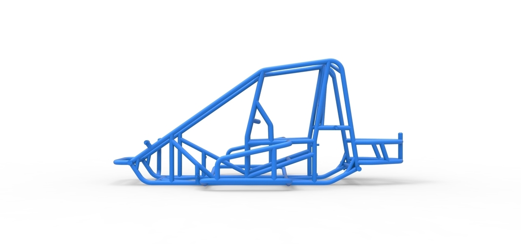 Frame of Midget car Scale 1:25 3D Print 562862