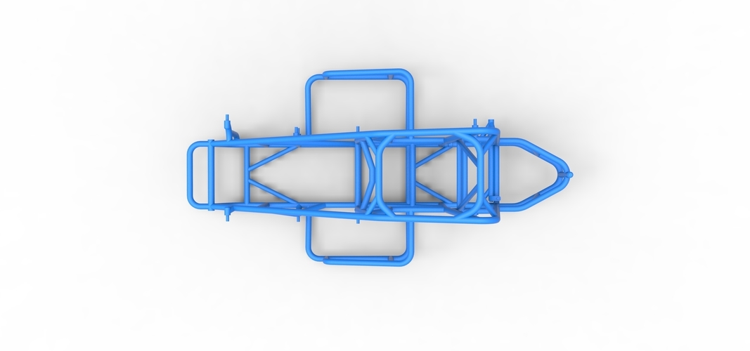 Frame of Midget car Scale 1:25 3D Print 562864