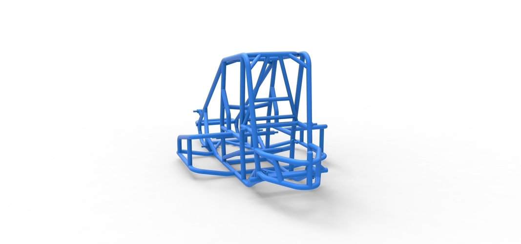 Frame of Midget car Scale 1:25 3D Print 562866