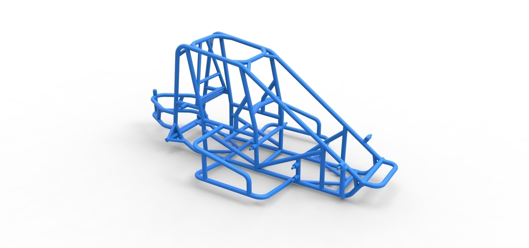 Frame of Midget car Scale 1:25 3D Print 562871