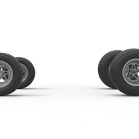 Wheel Set of Midget car Scale 1:25 - Thumbnail 5