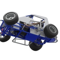 Midget car while turning Scale 1:25 - Thumbnail 3