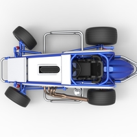 Midget car while turning Scale 1:25 - Thumbnail 9