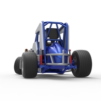 Midget car while turning Scale 1:25 - Thumbnail 13