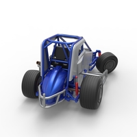 Midget car while turning Scale 1:25 - Thumbnail 14