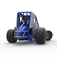 Midget car while turning Scale 1:25 - Thumbnail 15