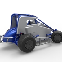 Midget car while turning Scale 1:25 - Thumbnail 16