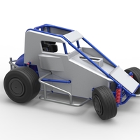 Midget car while turning Scale 1:25 - Thumbnail 20