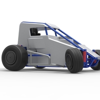 Midget car while turning Scale 1:25 - Thumbnail 21