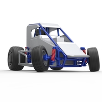 Midget car while turning Scale 1:25 - Thumbnail 23