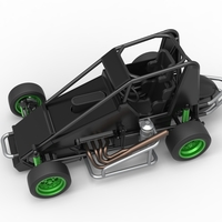 Pavement Midget car Scale 1:25 - Thumbnail 4