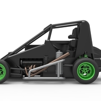 Pavement Midget car Scale 1:25 - Thumbnail 8