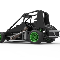 Pavement Midget car Scale 1:25 - Thumbnail 12