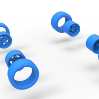 Wheel set of Pavement Midget car Scale 1:25 - Thumbnail 10