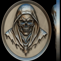 SKULL OF THE DEATHBRINGER 3D MODEL PRINT - Thumbnail 2