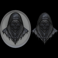 SKULL OF THE DEATHBRINGER 3D MODEL PRINT - Thumbnail 12