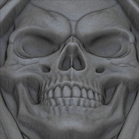 SKULL OF THE DEATHBRINGER 3D MODEL PRINT - Thumbnail 15