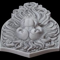 LION HEAD 3D PRINT MODEL - Thumbnail 11