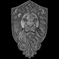 LION HEAD 3D PRINT MODEL - Thumbnail 13