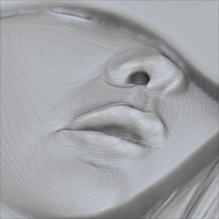 MYSTERY WOMAN IN A HAT 3D MODEL PRINT - Thumbnail 14