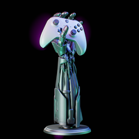Silverhand Cyberpunk Controller stand holder joystick - Thumbnail 9