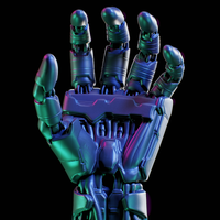 Silverhand Cyberpunk Controller stand holder joystick - Thumbnail 11