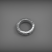 锤纹戒指 - Thumbnail 2