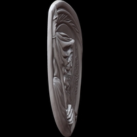 GRIM REAPER RELIEF 3D PRINT MODEL - Thumbnail 4