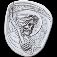 GRIM REAPER RELIEF 3D PRINT MODEL - Thumbnail 8