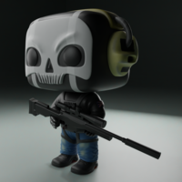 Funko Ghost Call pf Duty - Thumbnail 2