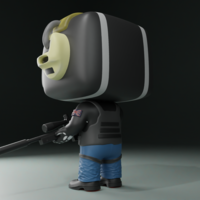 Funko Ghost Call pf Duty - Pinshape