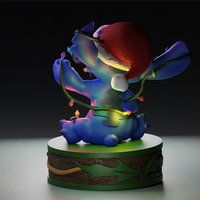 Stitch tangled in Christmas lights - Thumbnail 2