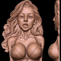 THE ENCHANTED WOMAN 3D PRINT MODEL - Thumbnail 1