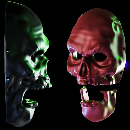 Dead living Zombie mask real mask Halloween