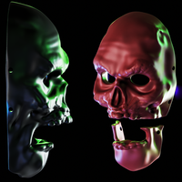 Dead living Zombie mask real mask Halloween - Thumbnail 7