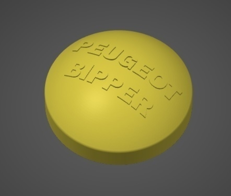 Peugeot Bipper wheel hub cap