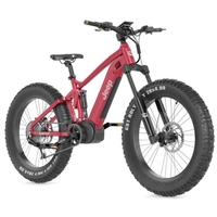 Jeep E-Bike in Red 3D Model Fat Tire Mountain Bike 3D Model - Thumbnail 1