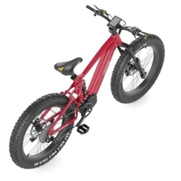 Jeep E-Bike in Red 3D Model Fat Tire Mountain Bike 3D Model - Thumbnail 2