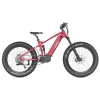 Jeep E-Bike in Red 3D Model Fat Tire Mountain Bike 3D Model - Thumbnail 3