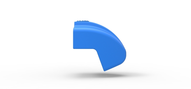 Tail tank of 600 Micro sprint car Scale 1:25