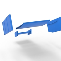 Wings of Sprint car Scale 1:25 - Thumbnail 18