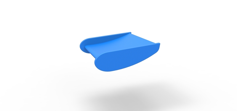 Wing of Vintage Asphalt Modified stock car Scale 1:25